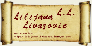 Lilijana Livazović vizit kartica